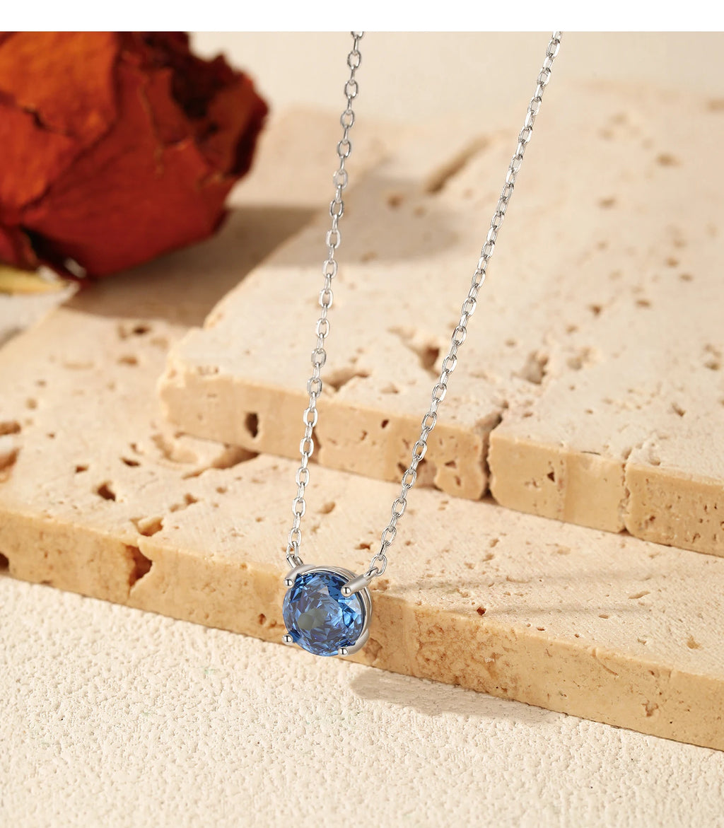Veliora Cobalt Blue Crystal Necklace