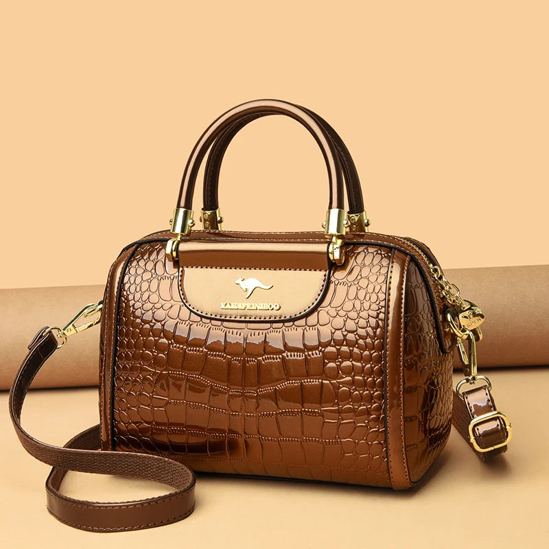 Veliora Crocodile Luxe Tote Bag