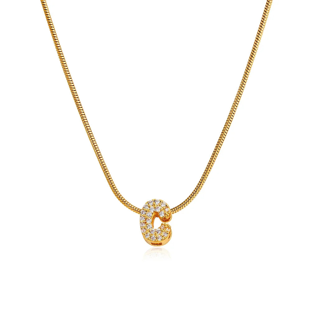 Veliora Signature Initial Necklace ✨