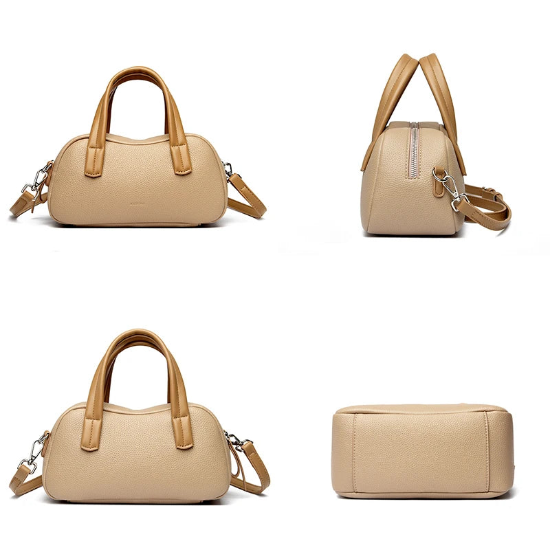 Veliora Soft Leather Designer Shoulder Bag 👜