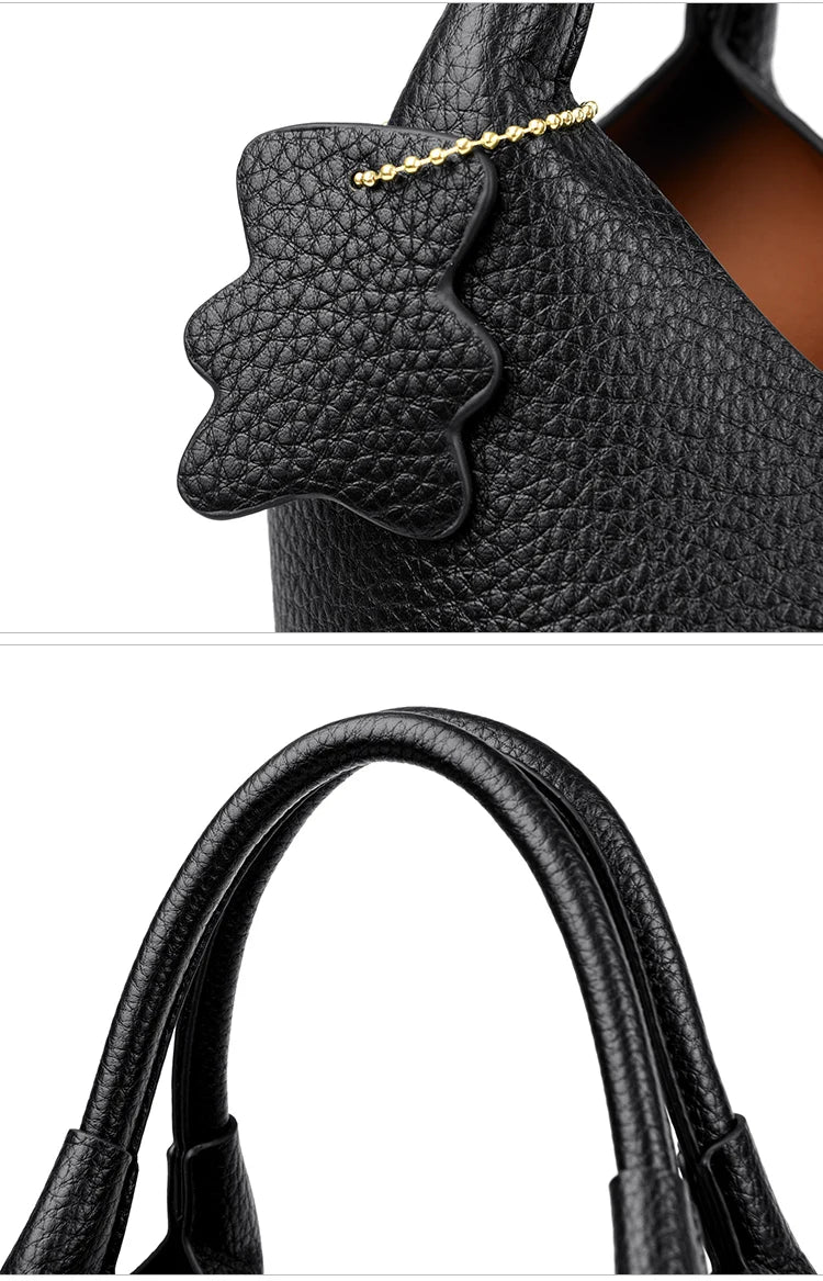 Veliora Vintage Soft Leather Shoulder Bag 👜