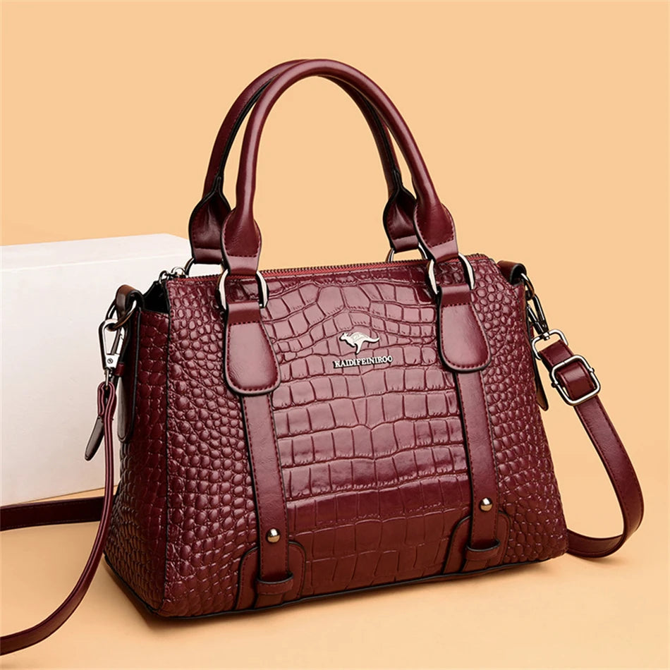 Veliora Luxury Soft Leather Crossbody Bag 👜