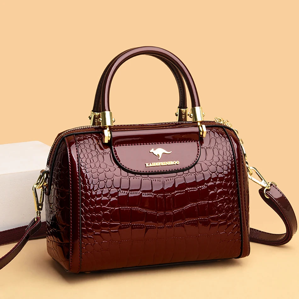 Veliora Crocodile Luxe Tote Bag
