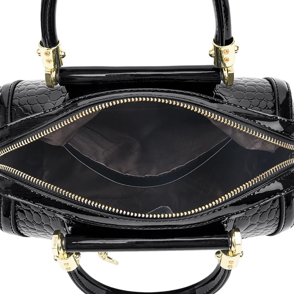 Veliora Crocodile Luxe Tote Bag