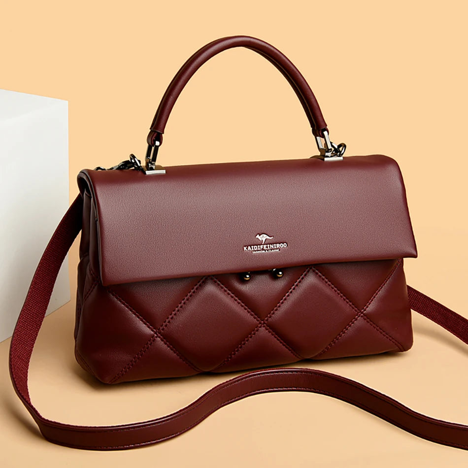 Veliora Retro Square Crossbody Bag 👜