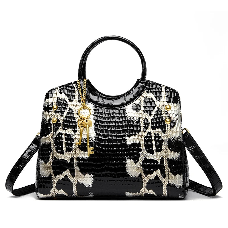 Veliora Crocodile Luxe Tote Bag
