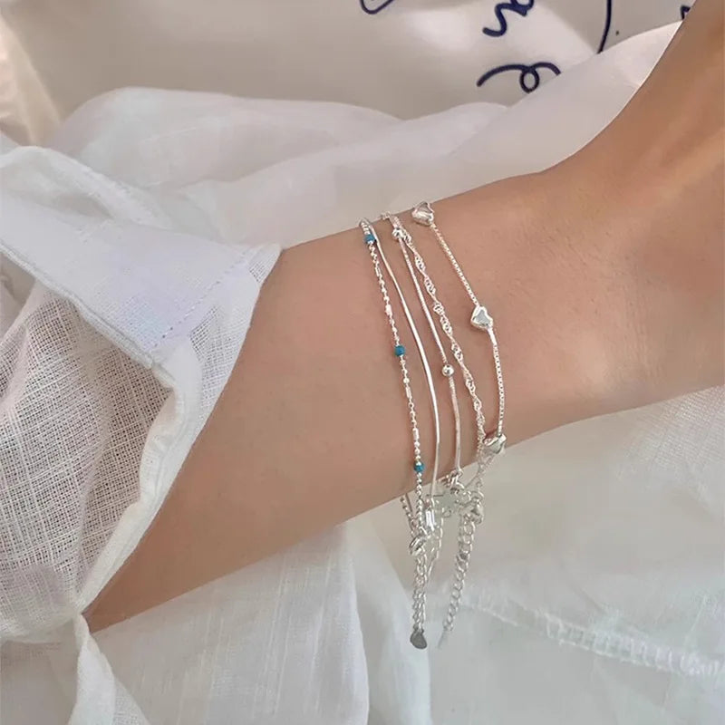 Love Heart Bead Bracelet