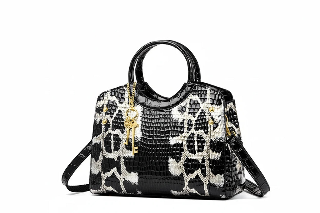 Veliora Crocodile Luxe Tote Bag