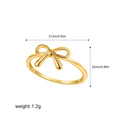 Veliora Gold Bow Ring ✨