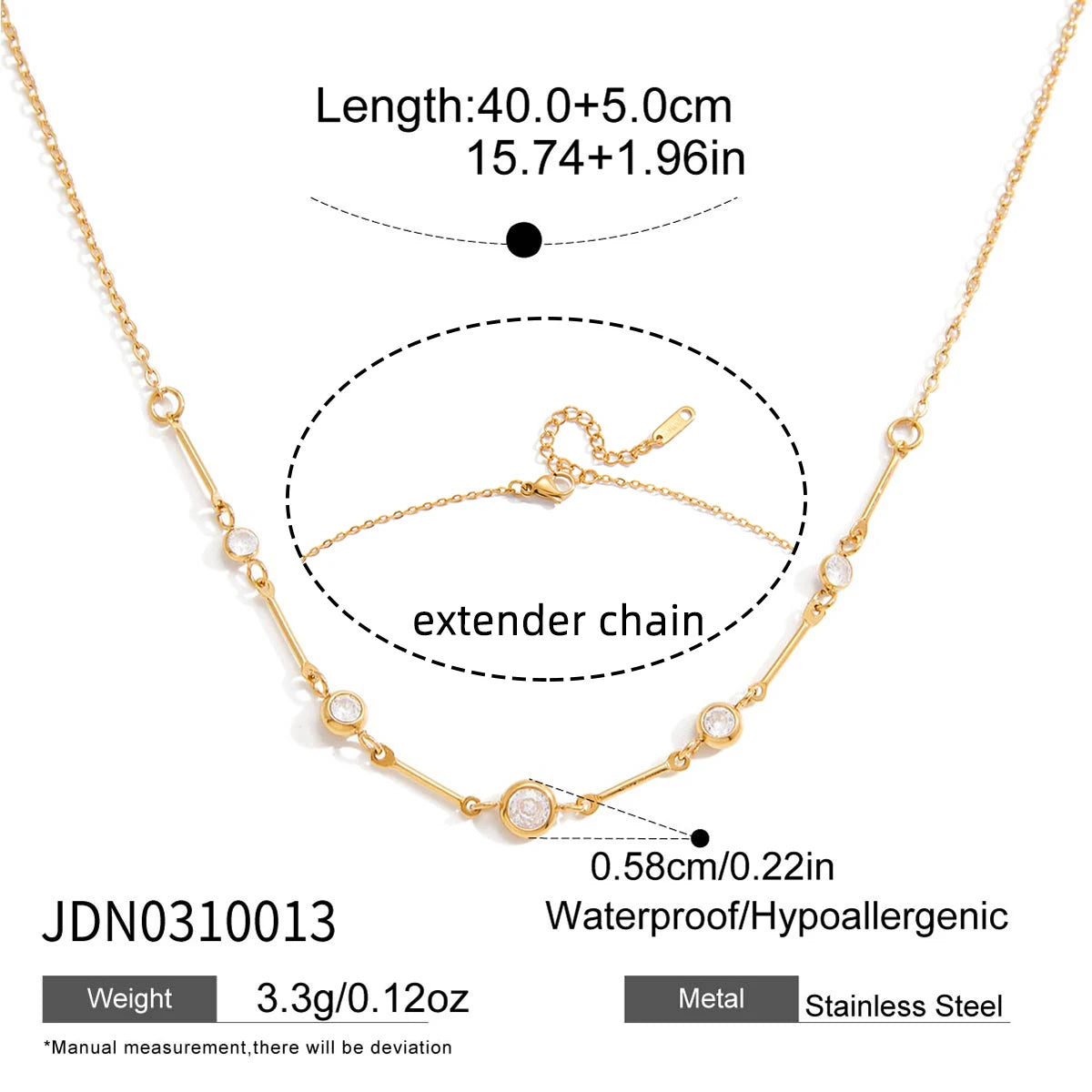 Veliora Lumière Zircon Necklace