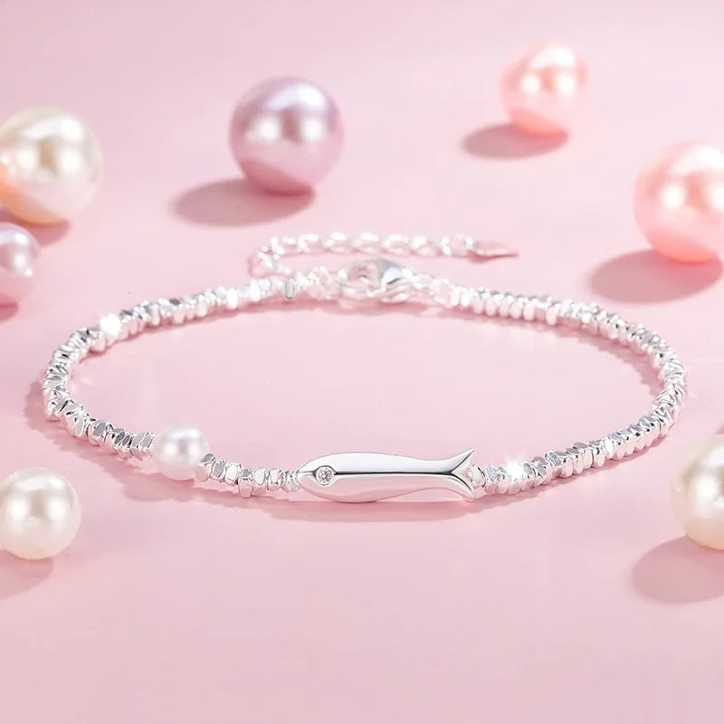 Love Heart Bead Bracelet
