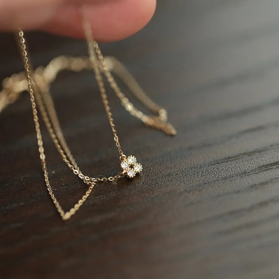 Zircon Key Necklace