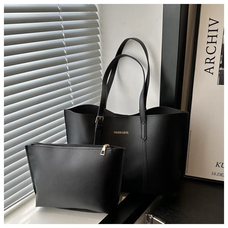 Veliora Soft Leather Tote Bag – Large Capacity