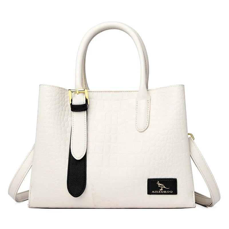 Veliora Monarch Croc Leather Tote