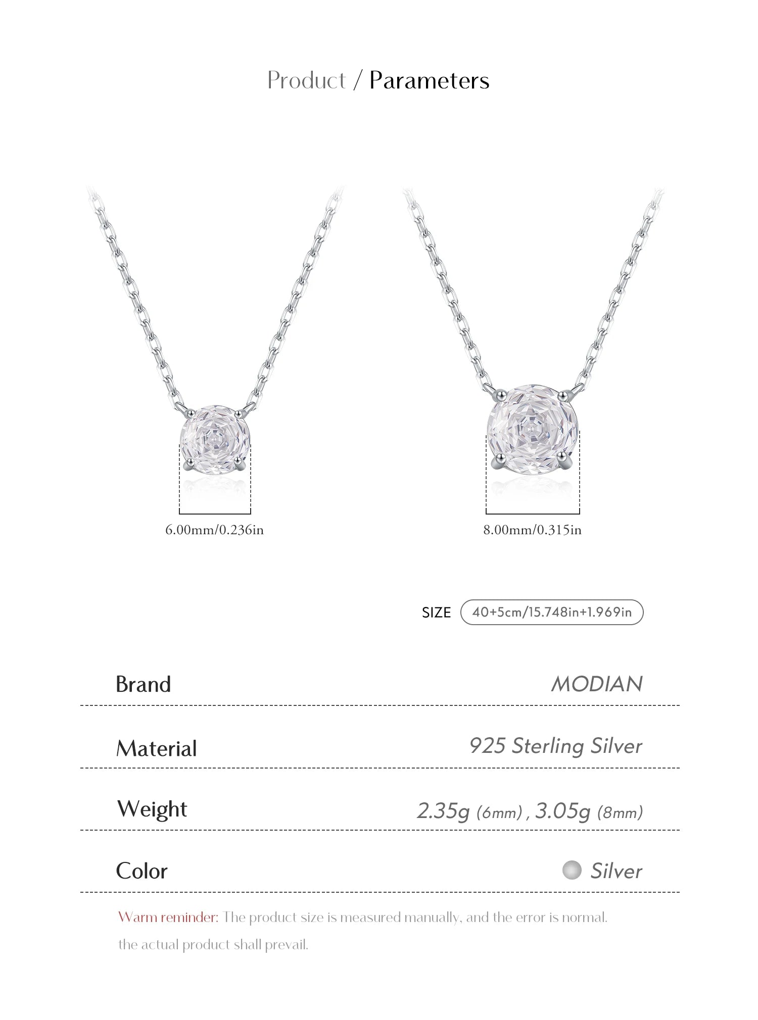 Veliora Cobalt Silver Crystal Necklace