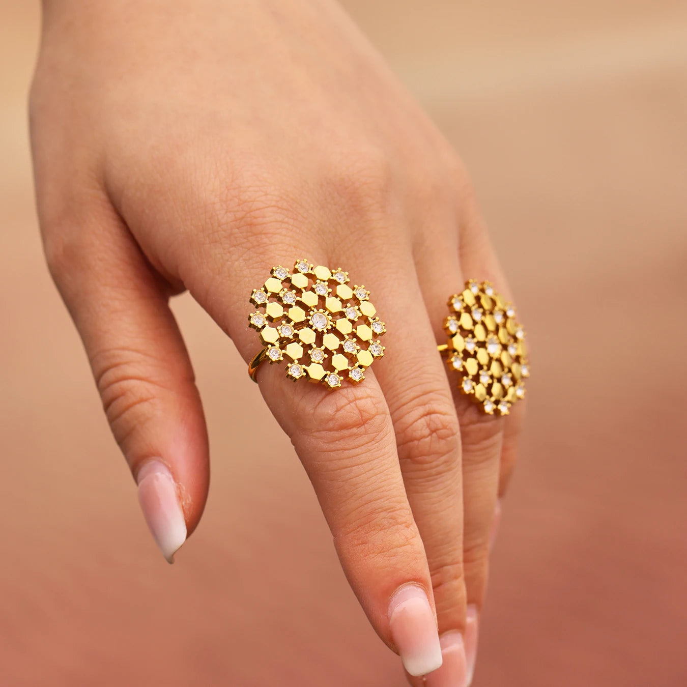 Veliora Golden Blossom Jewelry Set✨