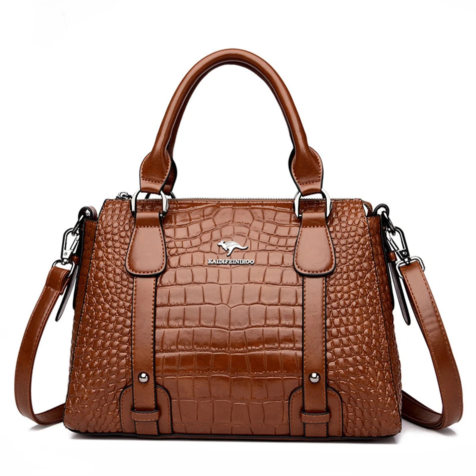 Veliora Luxury Soft Leather Crossbody Bag 👜