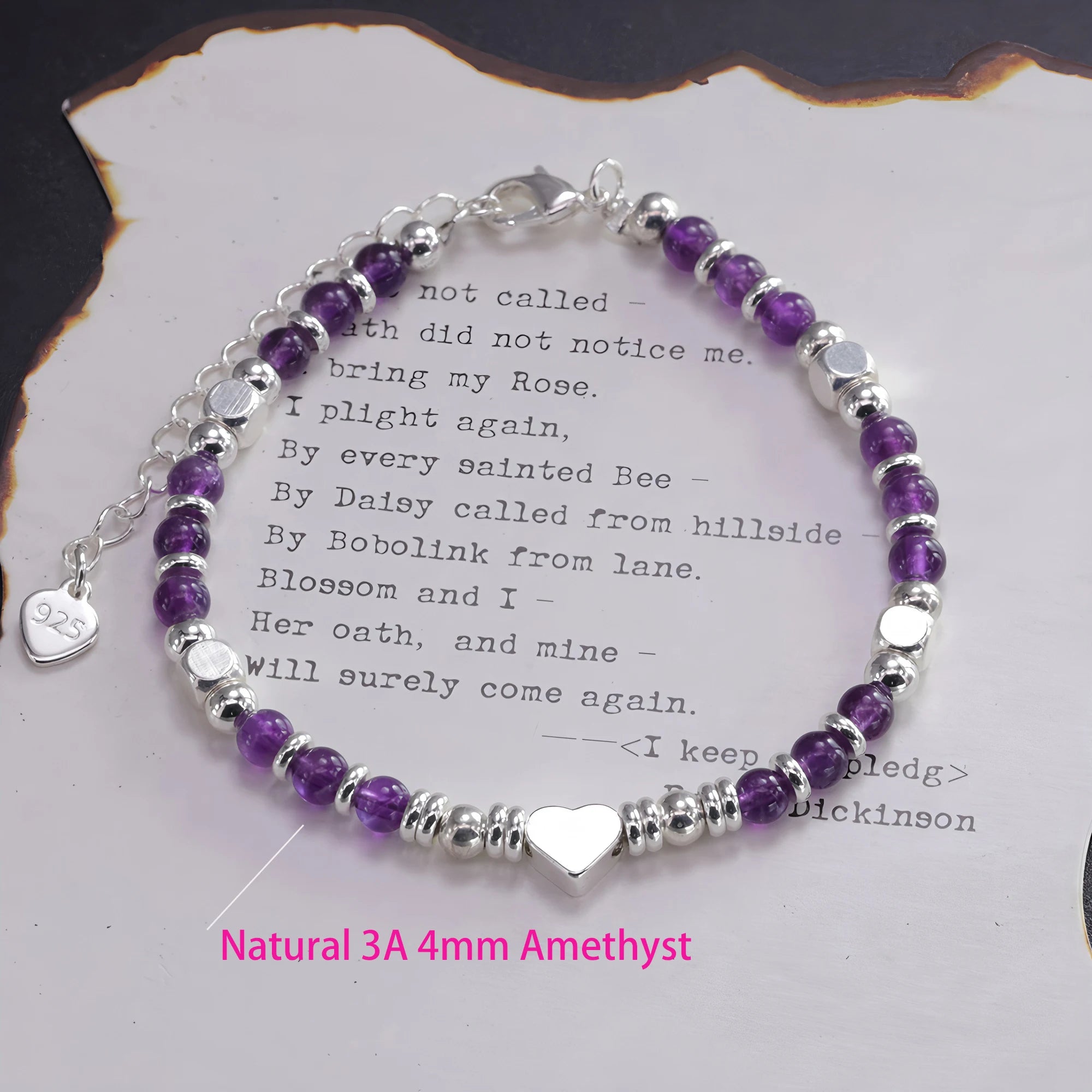 Love Heart Bead Bracelet