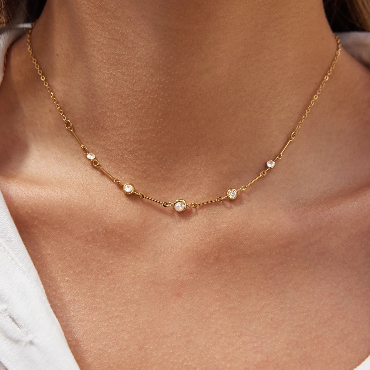 Veliora Lumière Zircon Necklace
