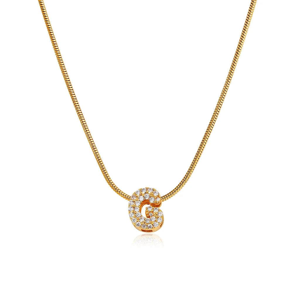 Veliora Signature Initial Necklace ✨