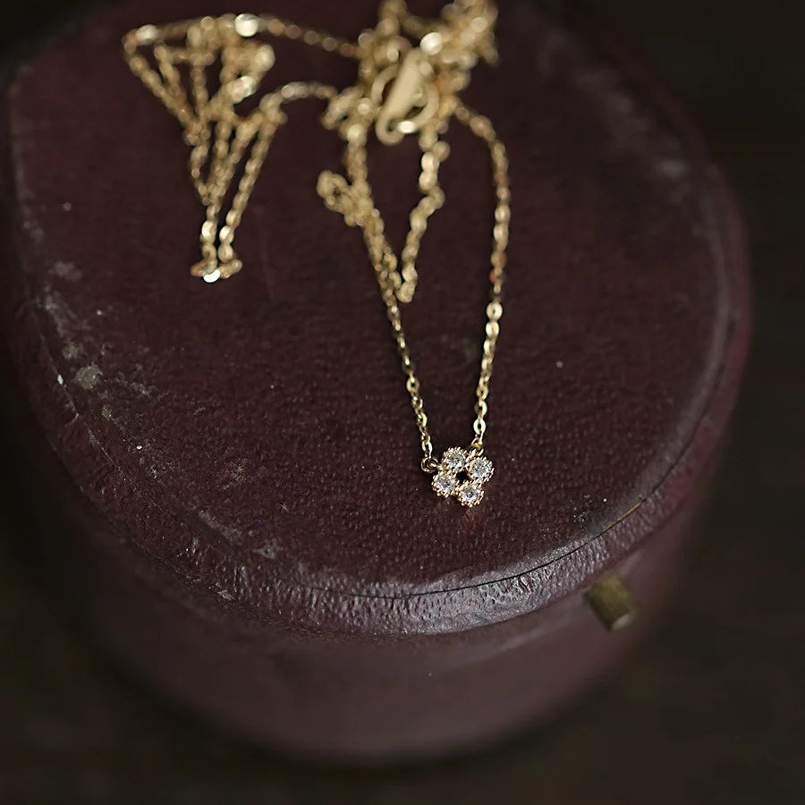Zircon Key Necklace