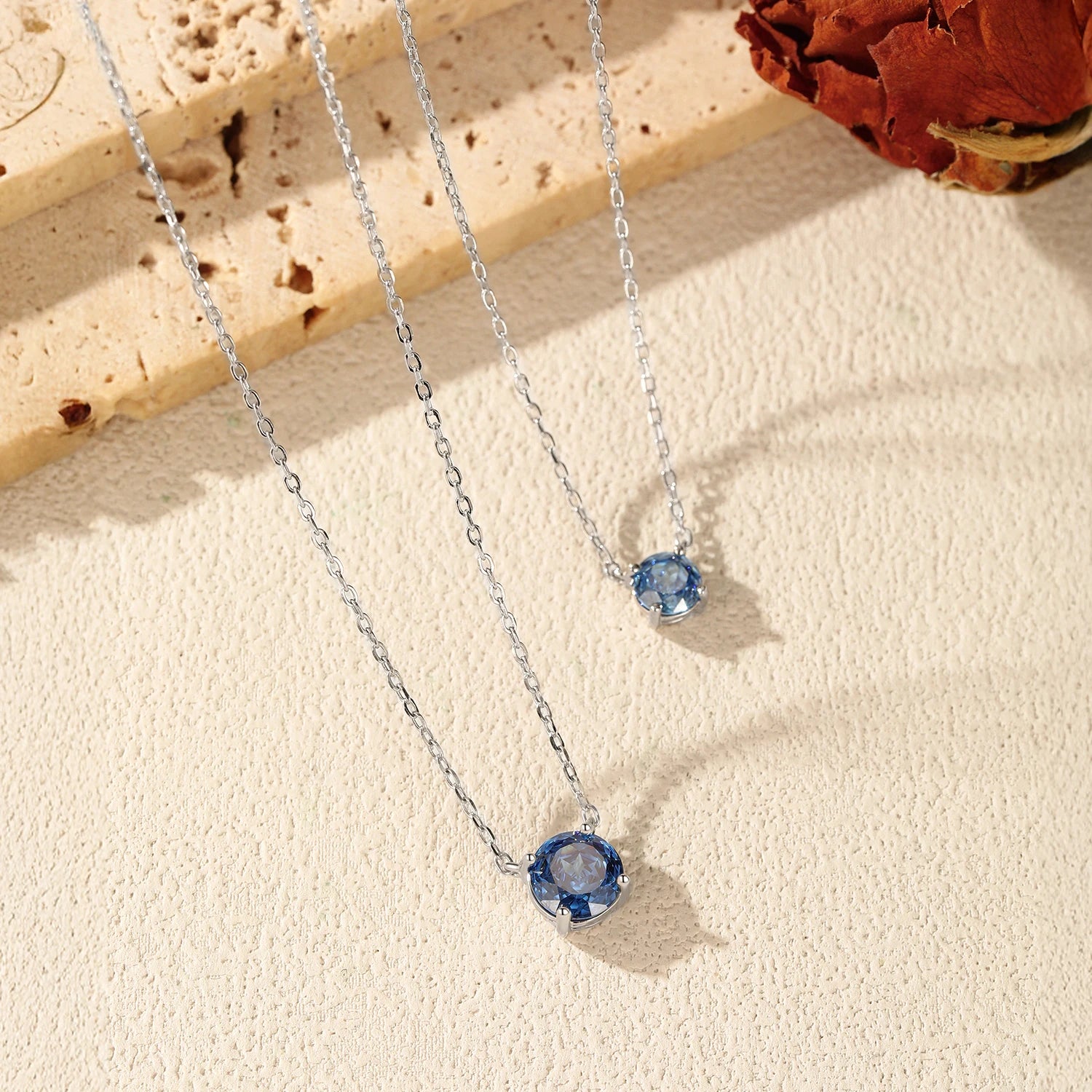Veliora Cobalt Blue Crystal Necklace