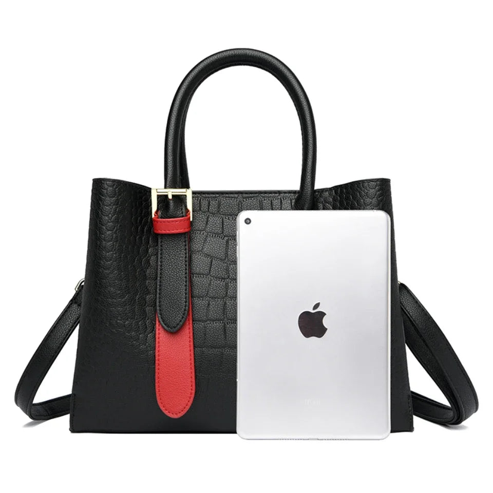 Veliora Monarch Croc Leather Tote