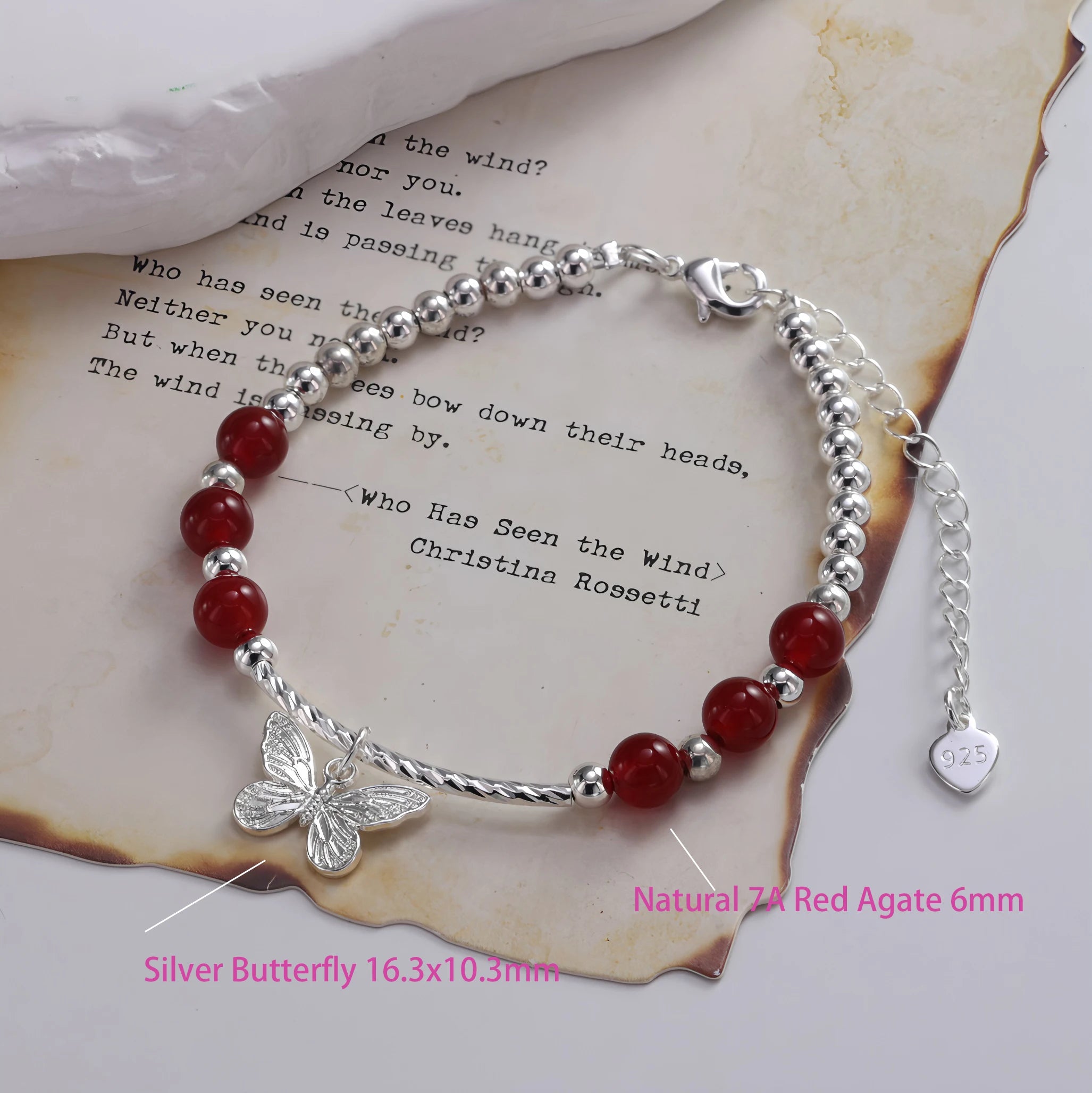 Love Heart Bead Bracelet