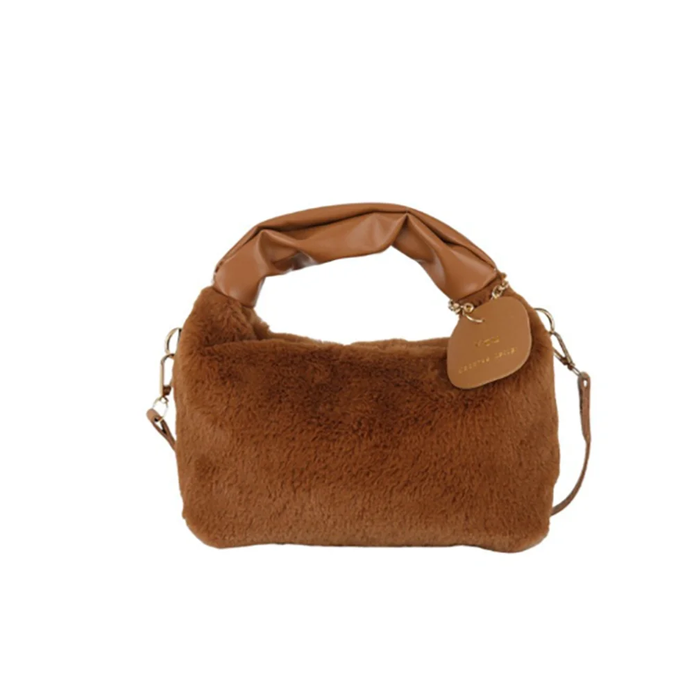 Veliora Pumpkin Plush Crossbody Bag – Cute Tote