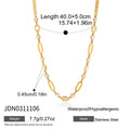 Veliora Radiant Hollow Chain Necklace ✨