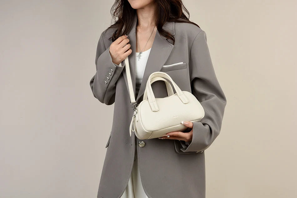 Veliora Soft Leather Designer Shoulder Bag 👜