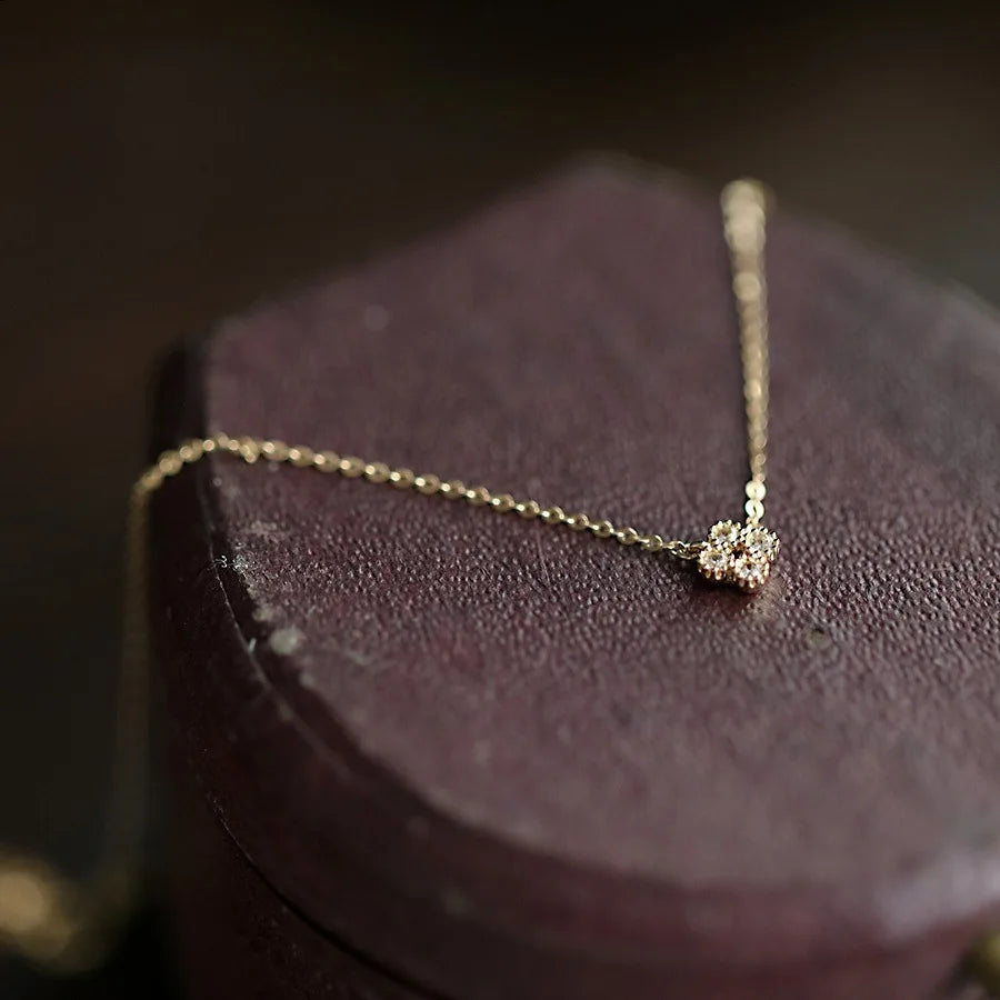 Zircon Key Necklace