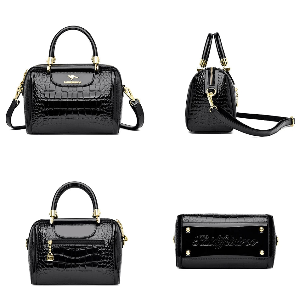 Veliora Crocodile Luxe Tote Bag