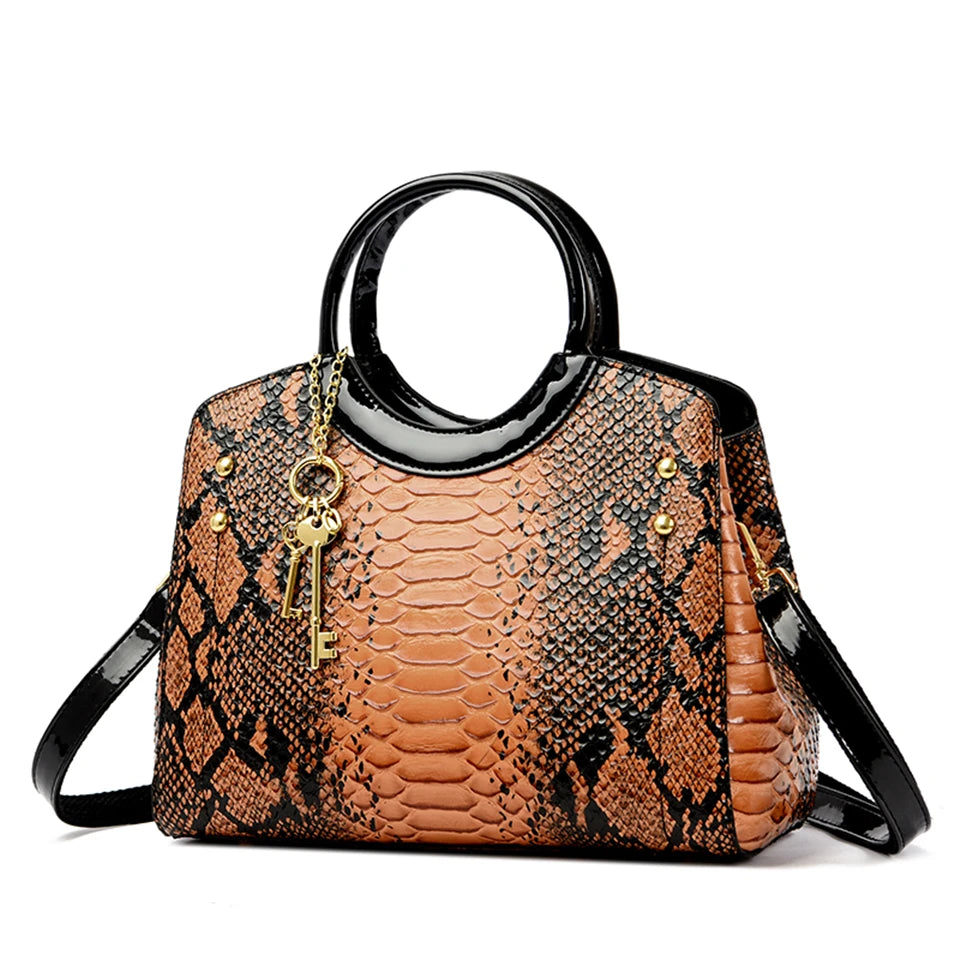 Veliora Crocodile Luxe Tote Bag