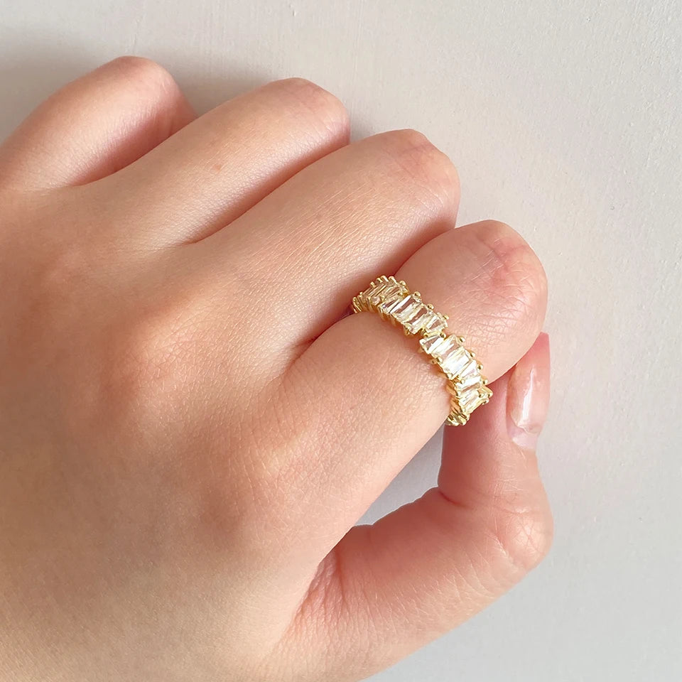 Veliora Baguette CZ Statement Ring ✨