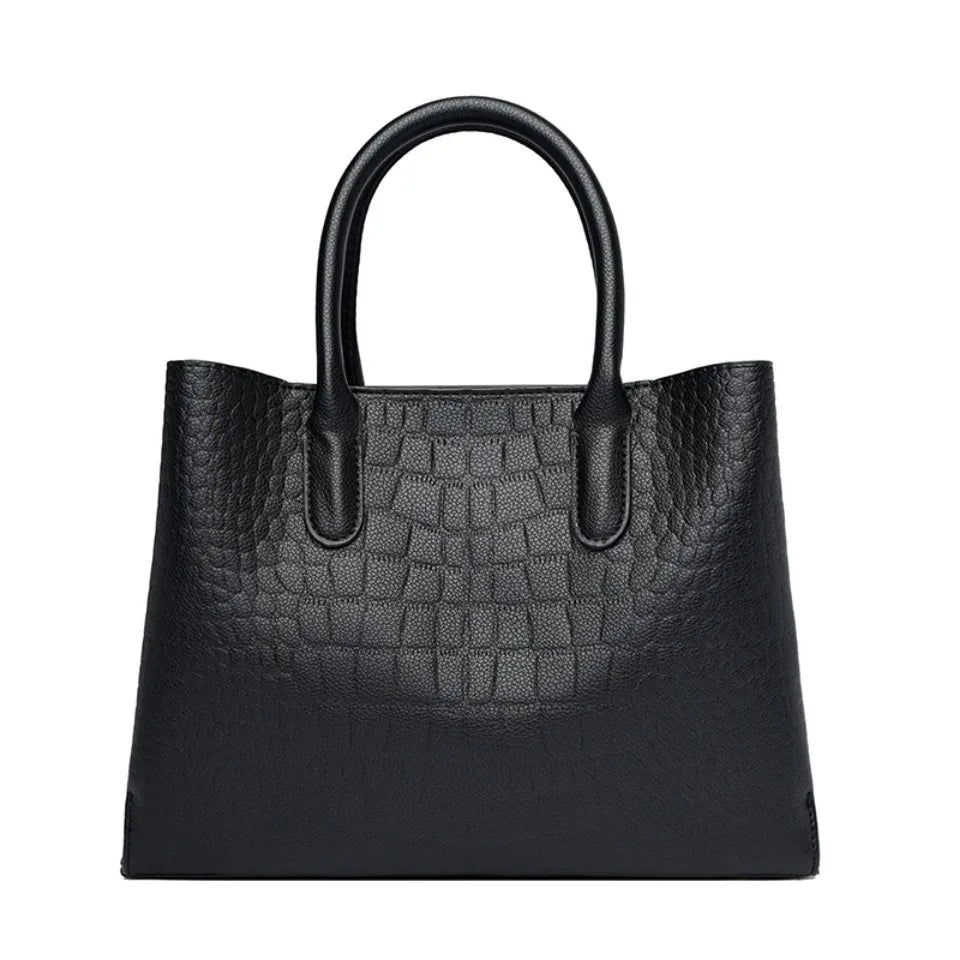 Veliora Monarch Croc Leather Tote