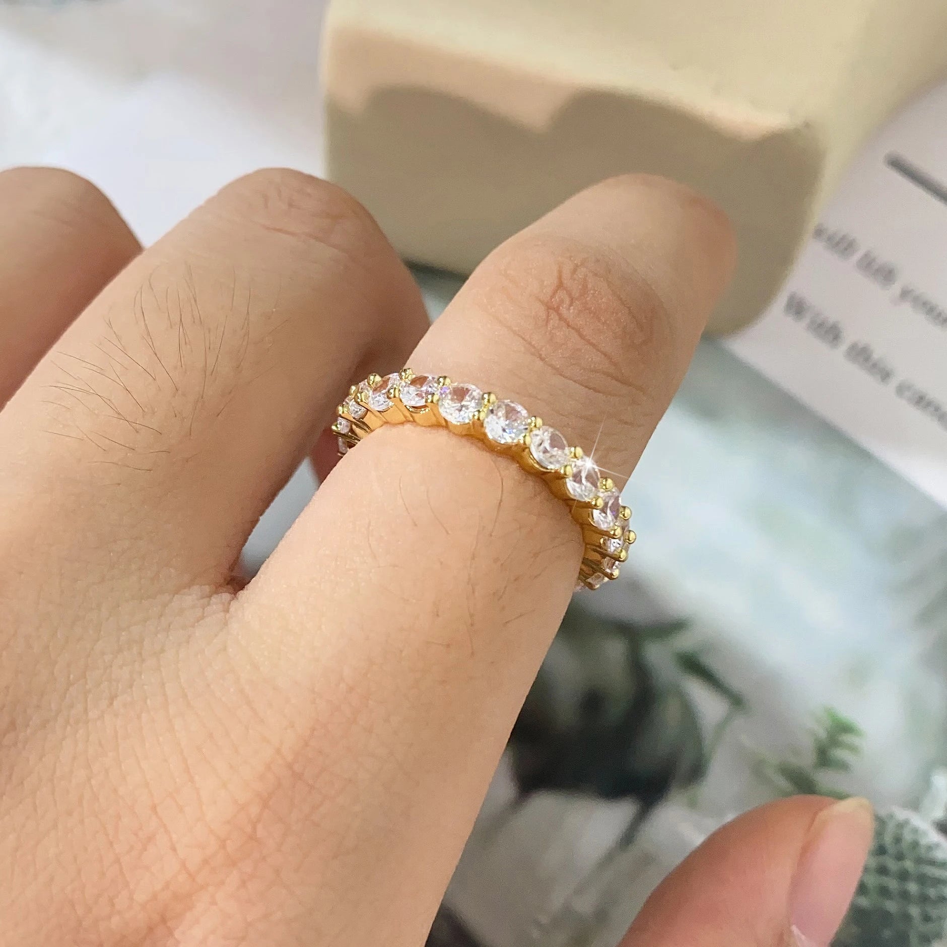 Veliora Baguette CZ Statement Ring ✨