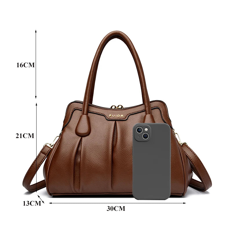 Veliora Aurelia Leather Tote