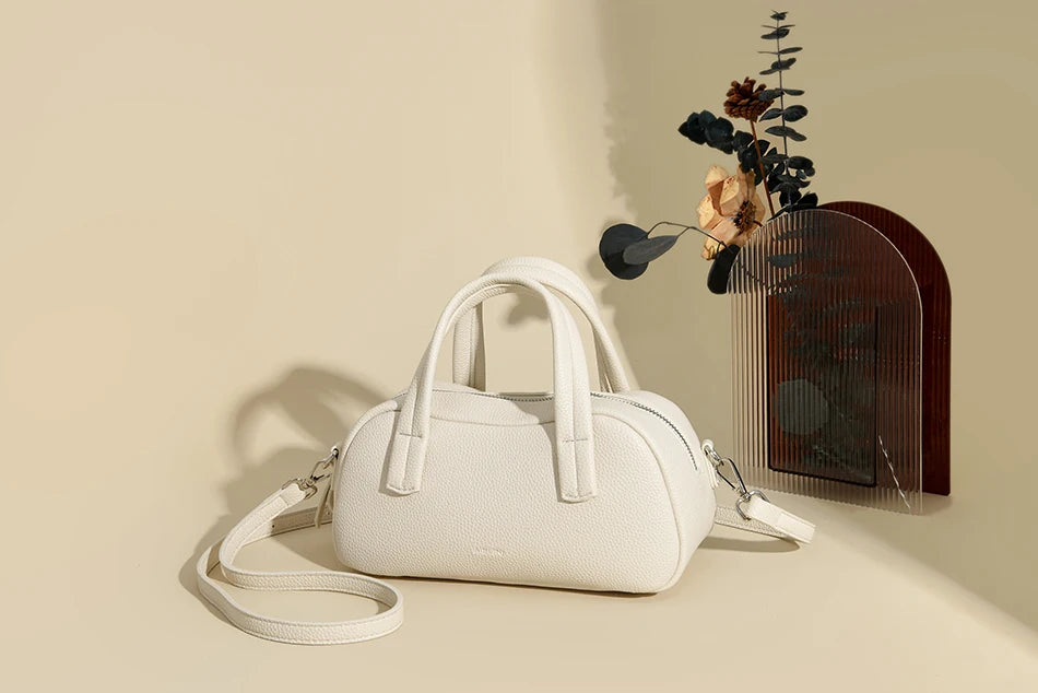Veliora Soft Leather Designer Shoulder Bag 👜