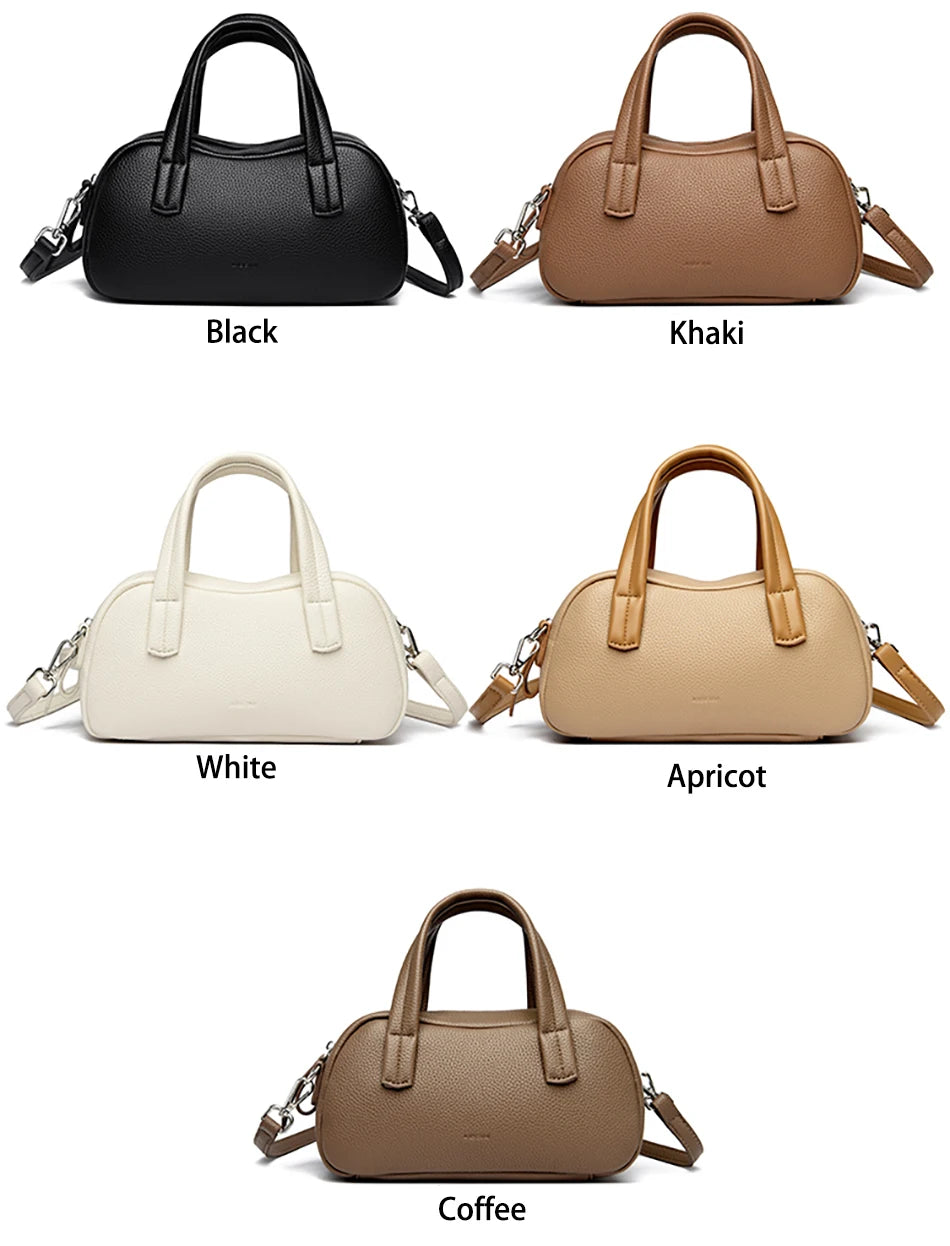 Veliora Soft Leather Designer Shoulder Bag 👜
