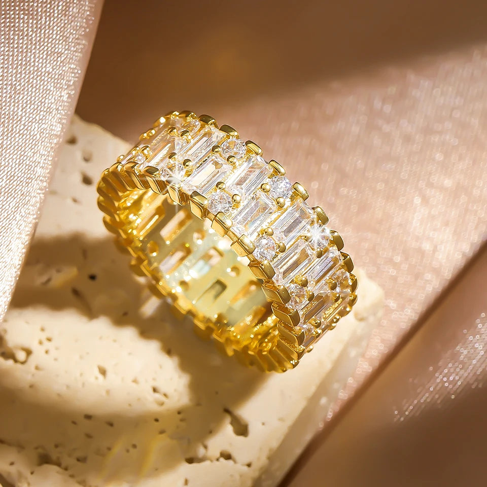 Veliora Baguette CZ Statement Ring ✨
