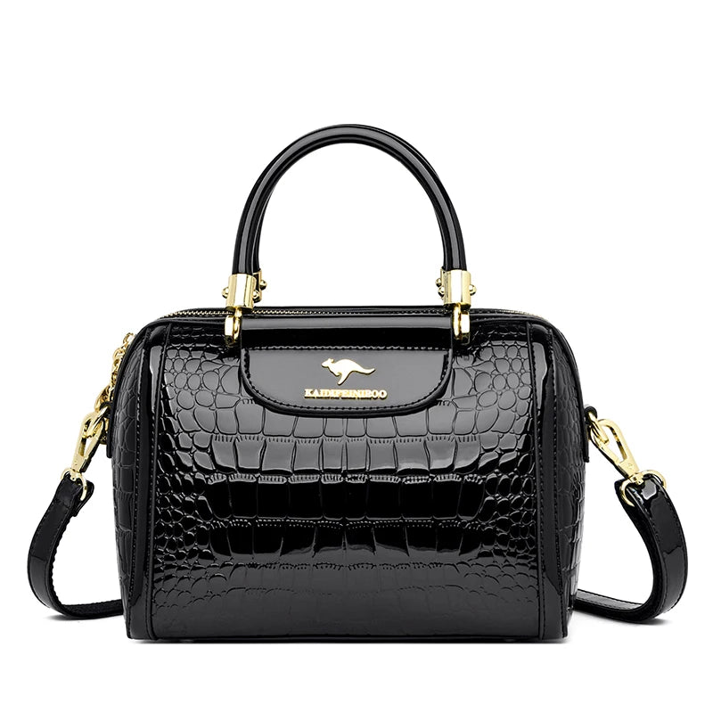 Veliora Crocodile Luxe Tote Bag