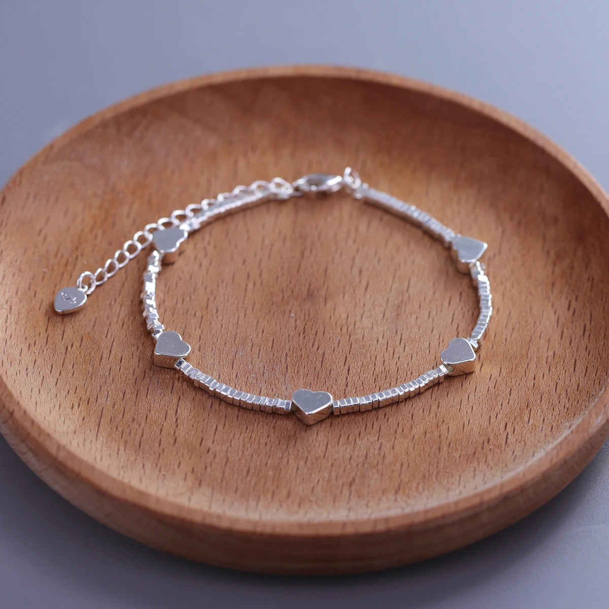 Love Heart Bead Bracelet