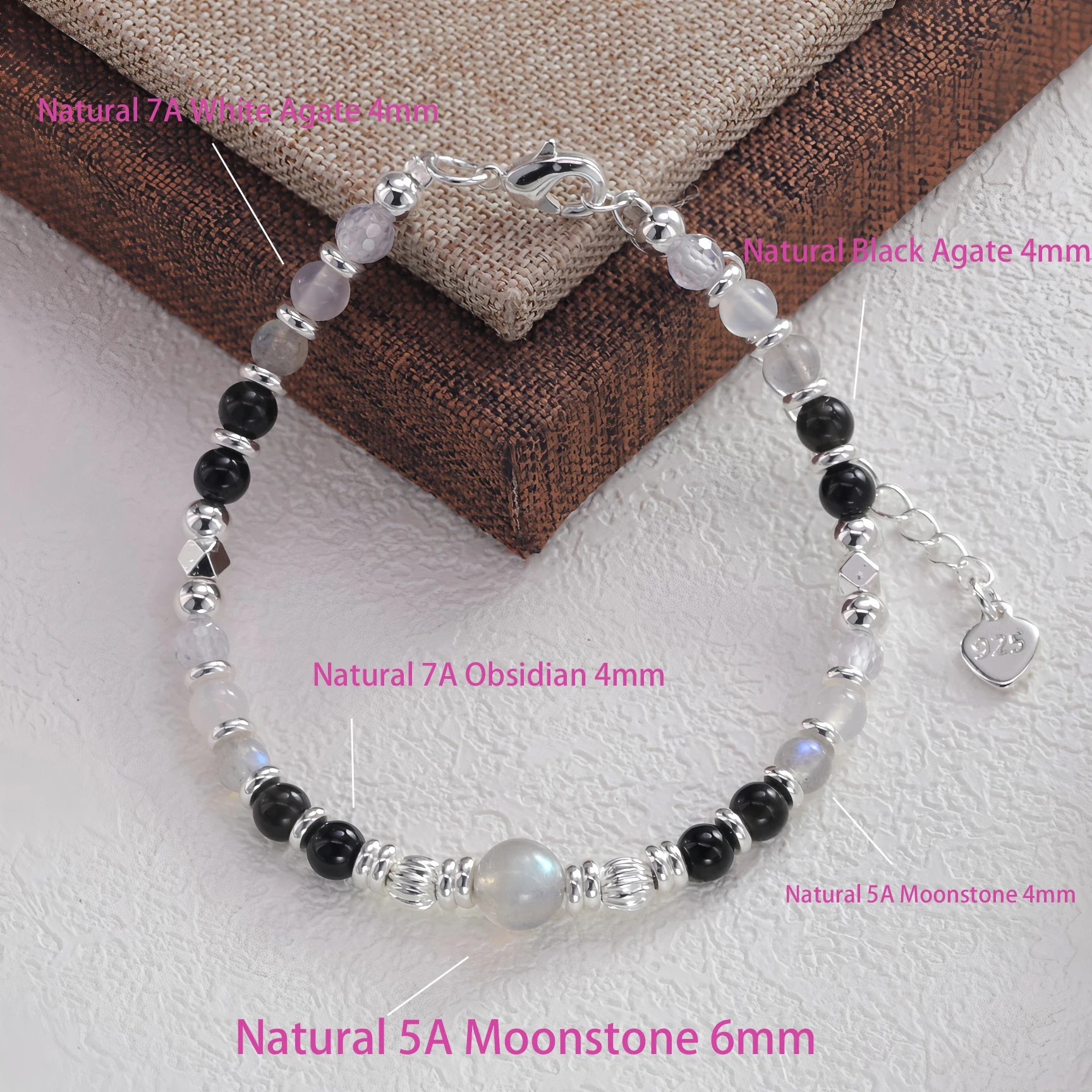 Love Heart Bead Bracelet