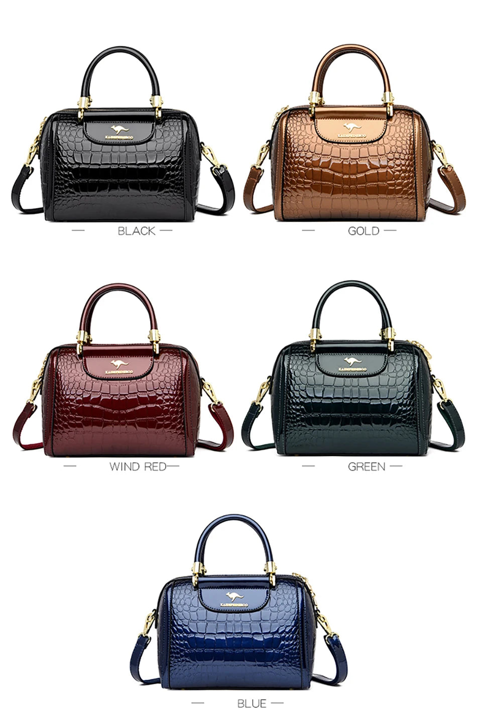 Veliora Crocodile Luxe Tote Bag