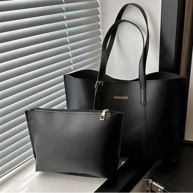 Veliora Soft Leather Tote Bag – Large Capacity