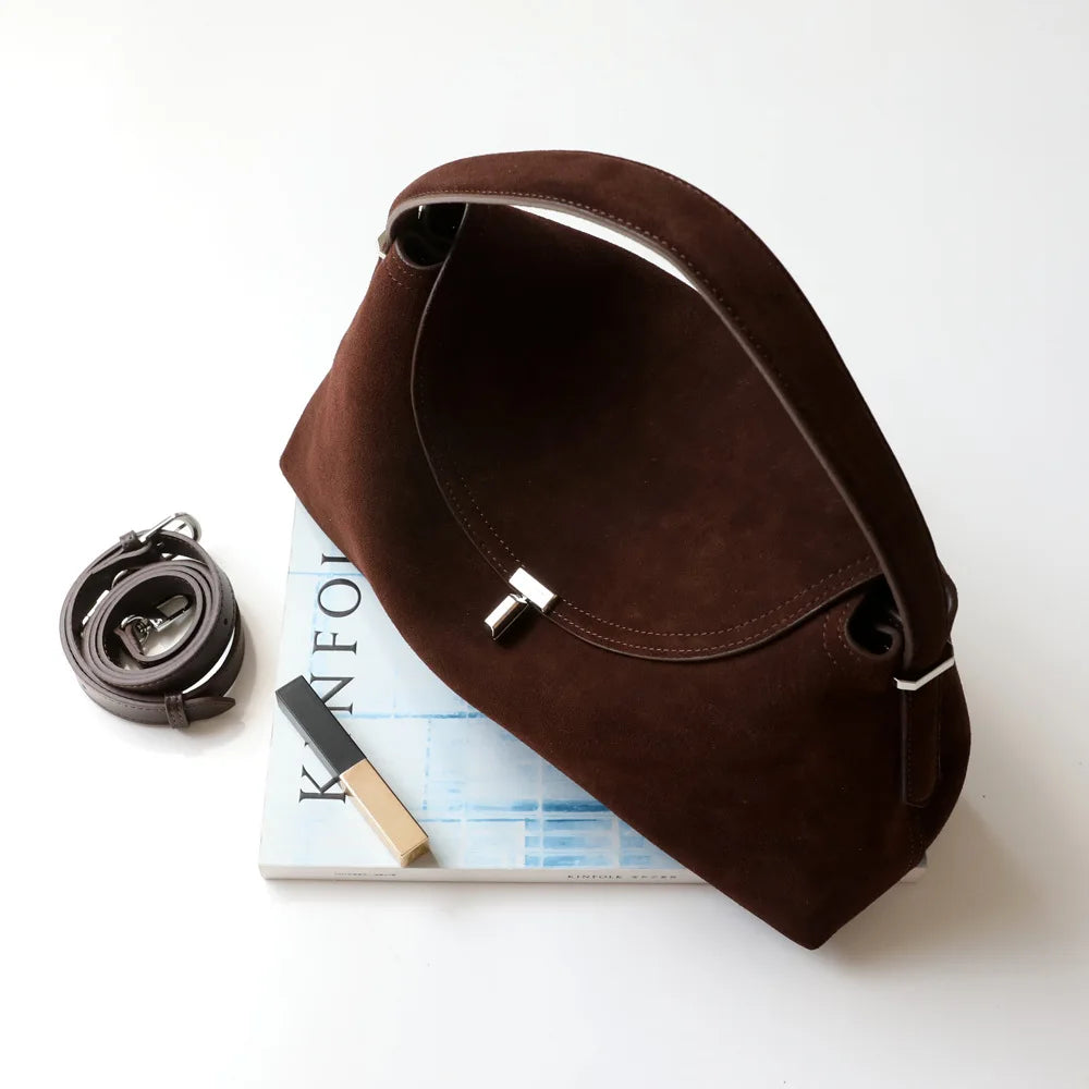Veliora Heritage Satin Leather Shoulder Bag 👜