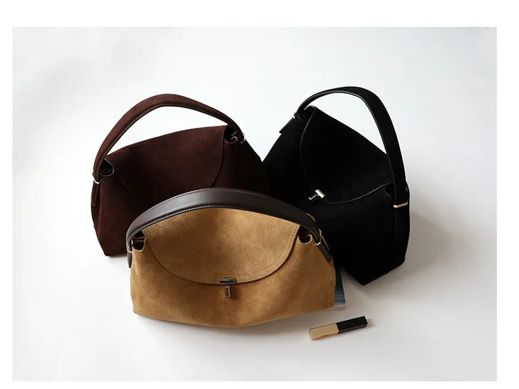 Veliora Heritage Satin Leather Shoulder Bag 👜