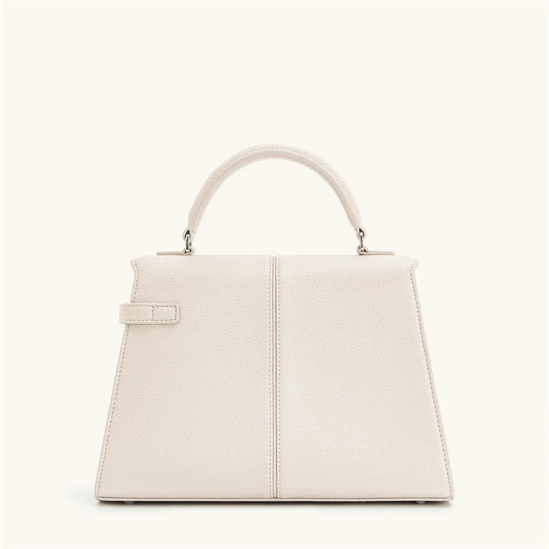 Veliora Burgundy Structured Crossbody Bag