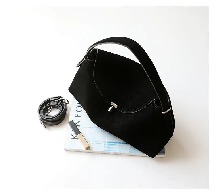 Veliora Heritage Satin Leather Shoulder Bag 👜